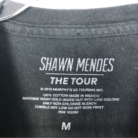 SHAWN MENDES | Artist Musician Graphic Concert Tour Tee Unisex Size Medium - Picture 5 of 7